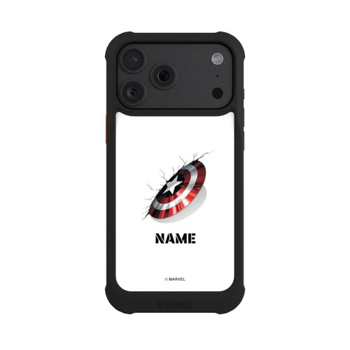 Apple iPhone 18 Pro Max NIVOmax Captain America Shield Personalisierbar