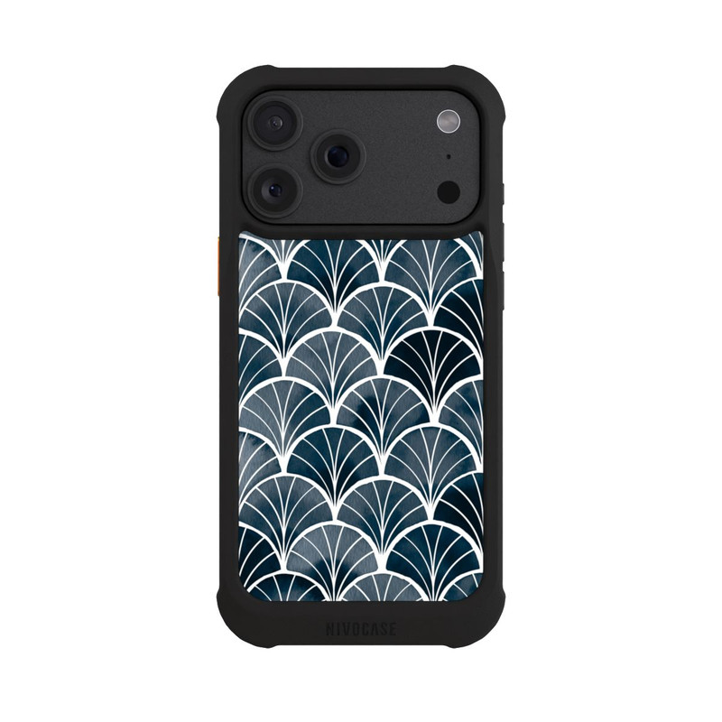 iPhone 18 Pro Max NIVOmax Botanical Breeze Art Deco Grey