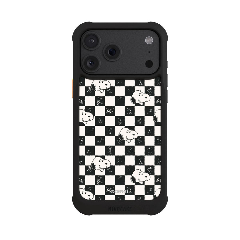 iPhone 18 Pro Max NIVOmax Snoopy Heads Checked Pattern