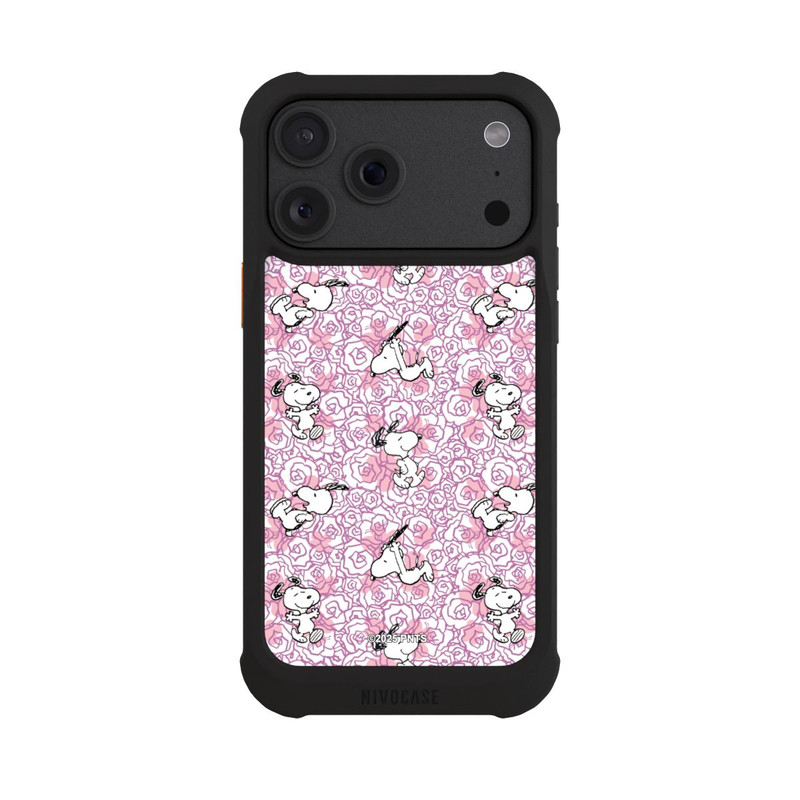 iPhone 18 Pro Max NIVOmax Peanuts Pink Roses Pattern