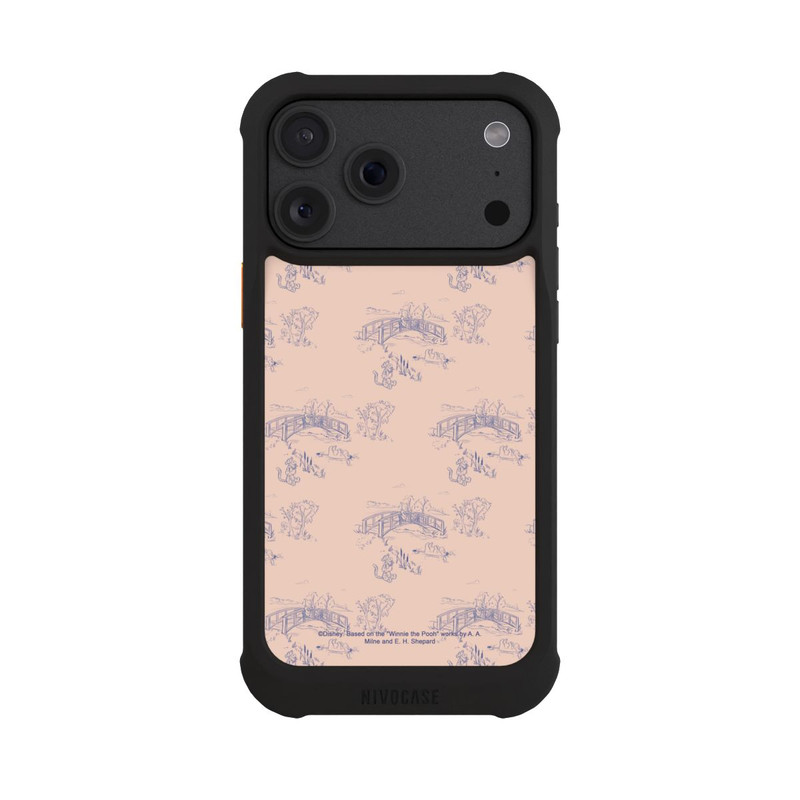 iPhone 18 Pro Max NIVOmax Winnie Puuh Keramik Muster Brücke Pink