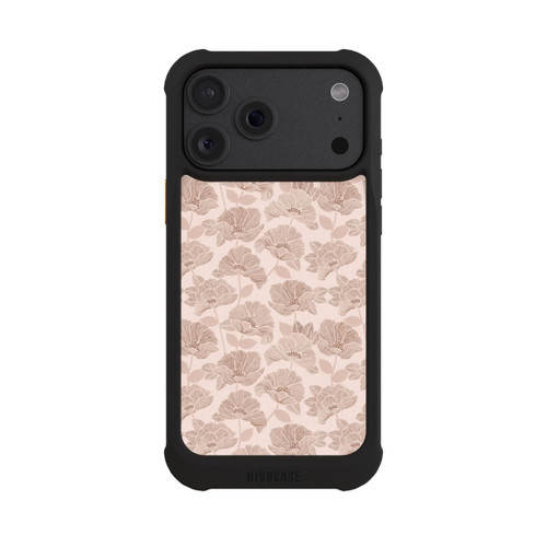 Apple iPhone 18 Pro Max NIVOmax Brown Floral Block