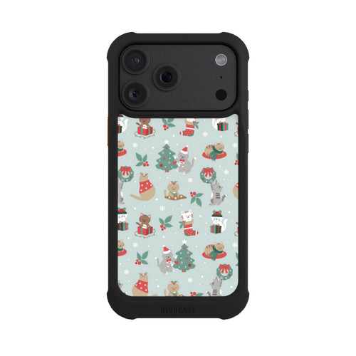 Apple iPhone 18 Pro Max NIVOmax festliche Katzen im Winterwunderland