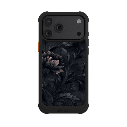Apple iPhone 18 Pro Max NIVOmax Dunkles Blumenmuster Vintage