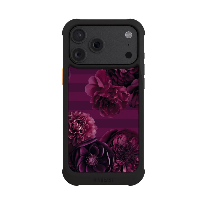 iPhone 18 Pro Max NIVOmax Majestic Baroque Blossom Dream Burgundy Pink mit KI