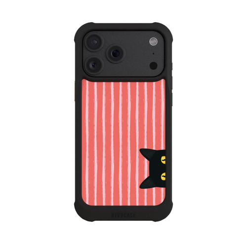 Apple iPhone 18 Pro Max NIVOmax Schwarze Katze Gestreift Orange