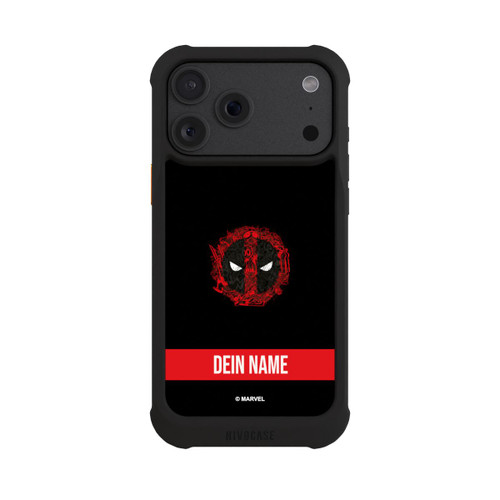 Apple iPhone 18 Pro Max NIVOmax Deadpool Logo Personalisierbar