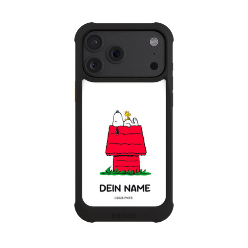 Apple iPhone 18 Pro Max NIVOmax Snoopy and Woodstock Classic Personalisierbar
