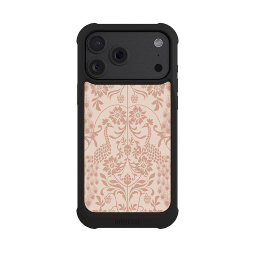 Apple iPhone 18 Pro Max NIVOmax Vintage Peacock Garden Arts and Crafts Floral