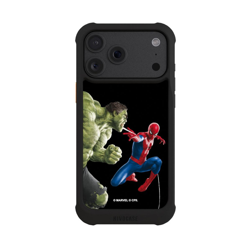 iPhone 18 Pro Max NIVOmax Spider-Man und Hulk