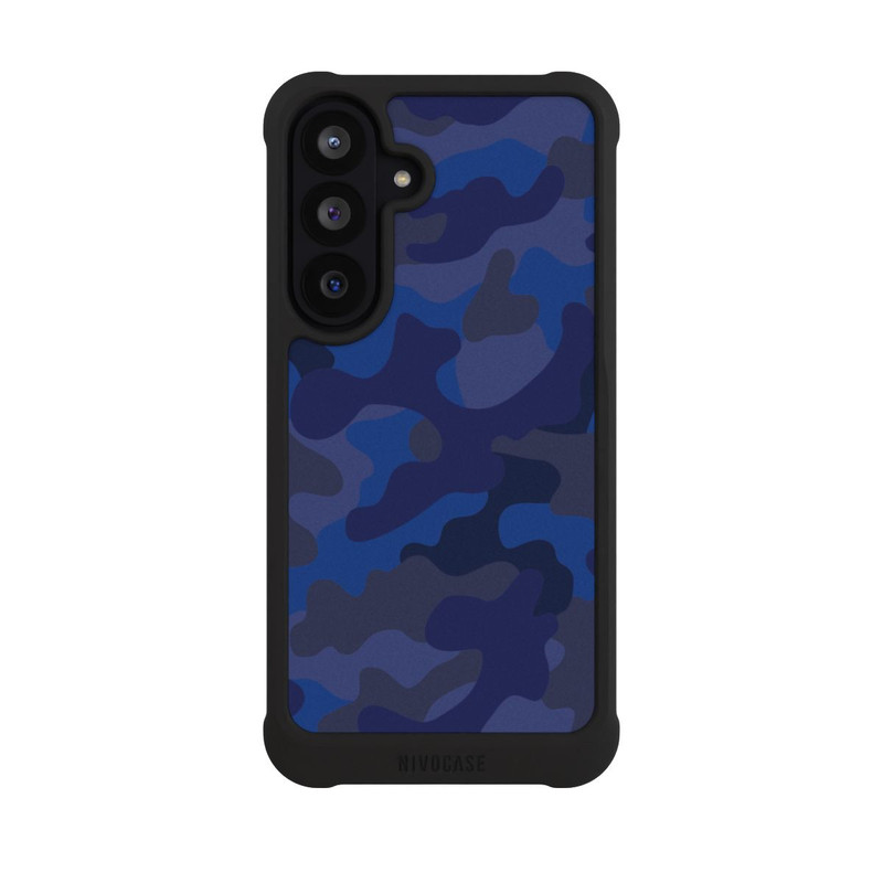 Galaxy S26 FE NIVOmax Camouflage bleu marine