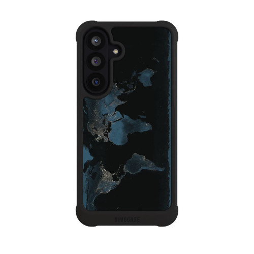 Samsung Galaxy S26 FE NIVOmax Carte du Monde Nuit
