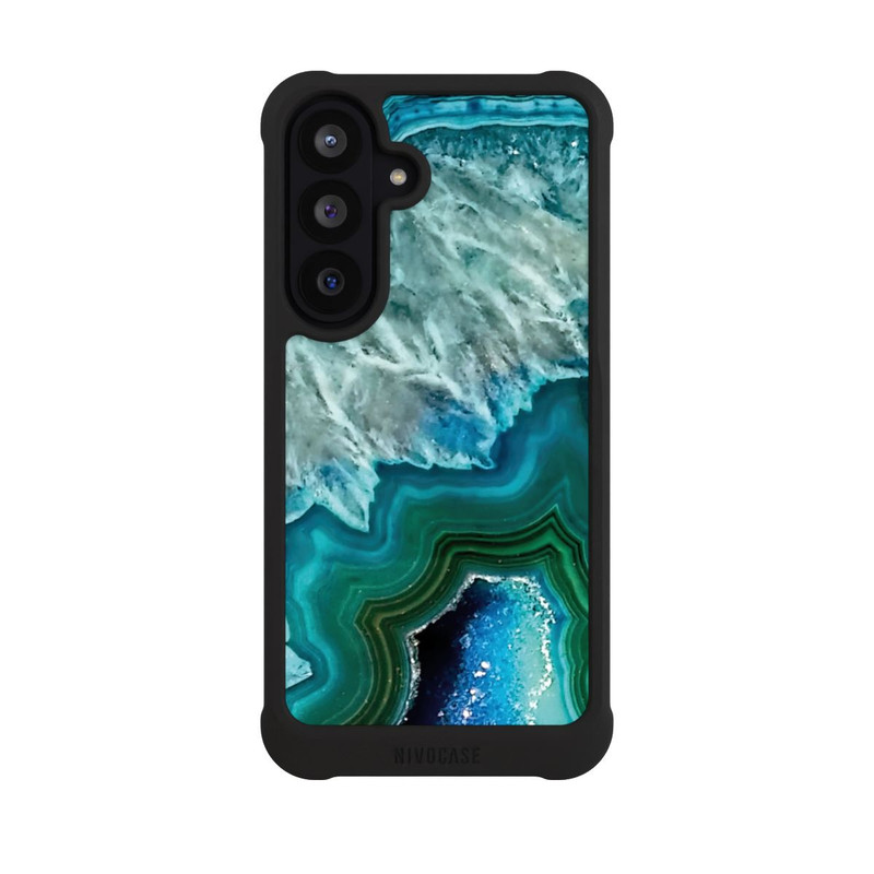 Galaxy S26 FE NIVOmax Kristall Achat Grün