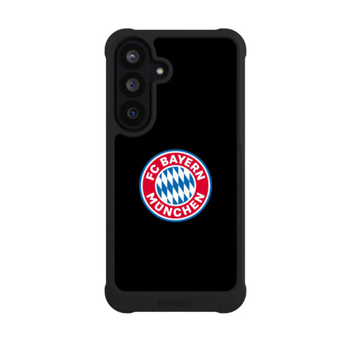 Samsung Galaxy S26 FE NIVOmax FCB Logo auf Schwarz