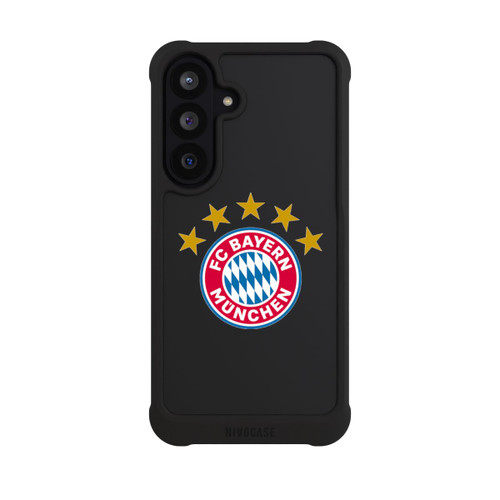Samsung Galaxy S26 FE NIVOmax FCB Logo mit Sterne - ohne Hintergrund