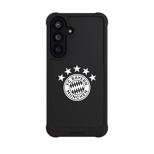 Samsung Galaxy S26 FE NIVOmax FCB Logo einfarbig mit Sternen - ohne Hintergrund