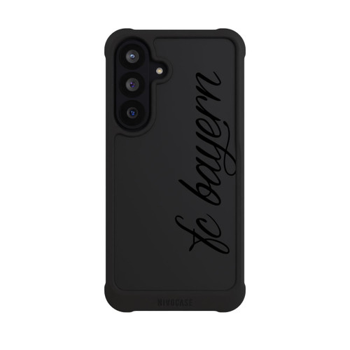 Samsung Galaxy S26 FE NIVOmax Schwarzes FCB Girlmotiv - ohne Hintergrund