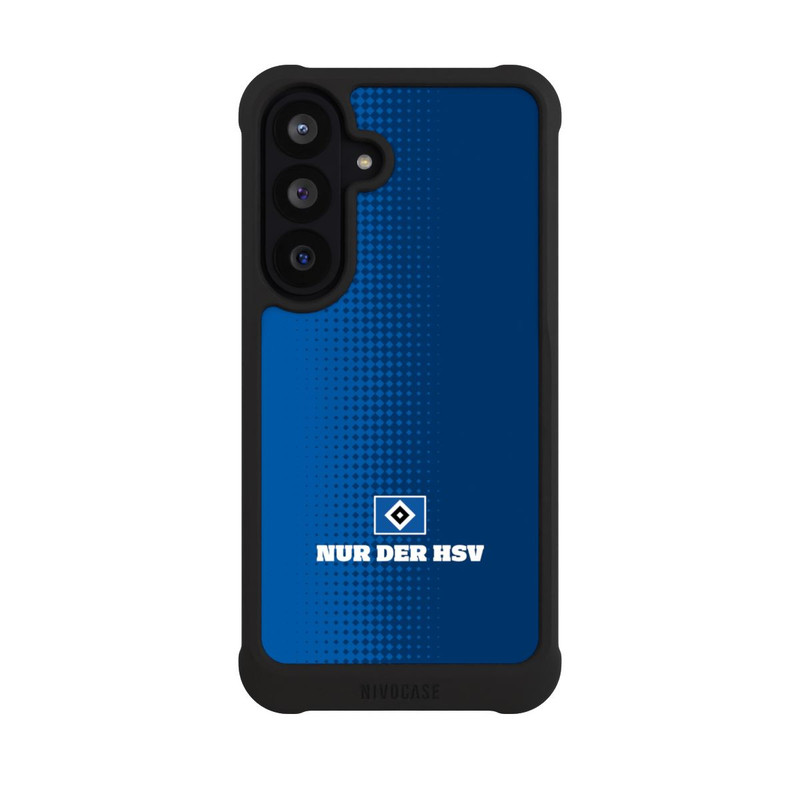 Galaxy S26 FE NIVOmax Nur der HSV - Trame de losange bleue