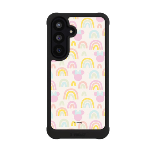 Samsung Galaxy S26 FE NIVOmax Minnie Motif arc-en-ciel