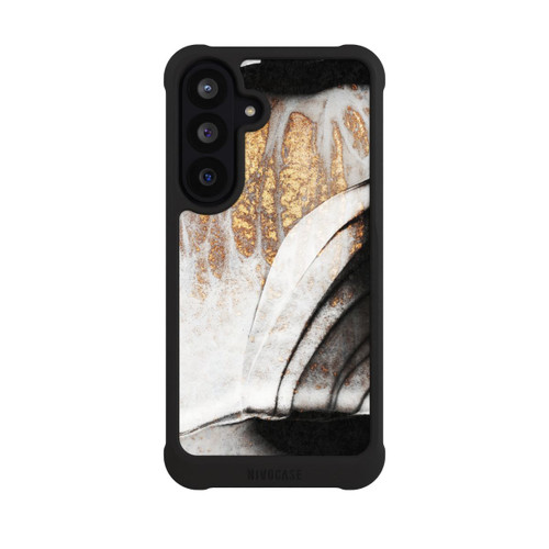 Samsung Galaxy S26 FE NIVOmax Veines noires et dorées