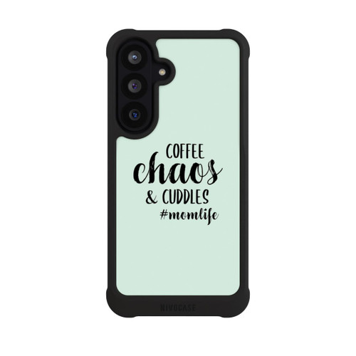 Samsung Galaxy S26 FE NIVOmax Coffee Chaos Cuddles Green