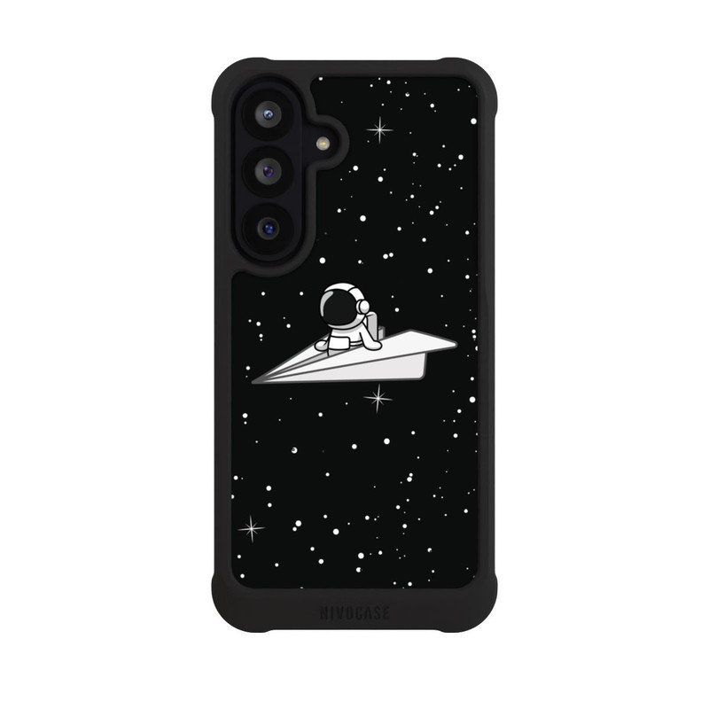 Galaxy S26 FE NIVOmax Astronaut Paper Plane Comic