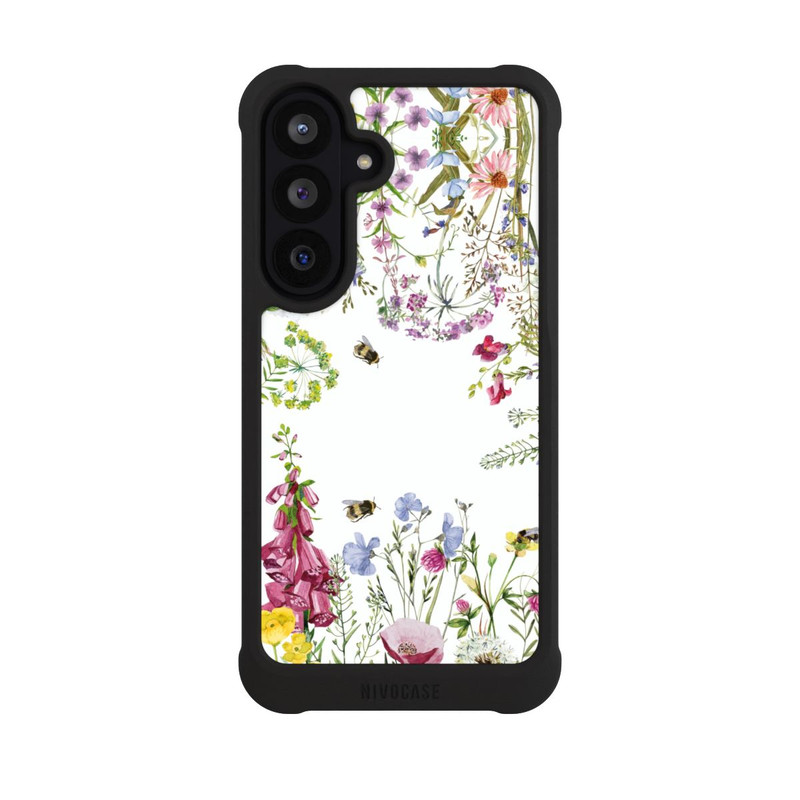 Galaxy S26 FE NIVOmax Cadre de fleurs sauvages des prés d'été