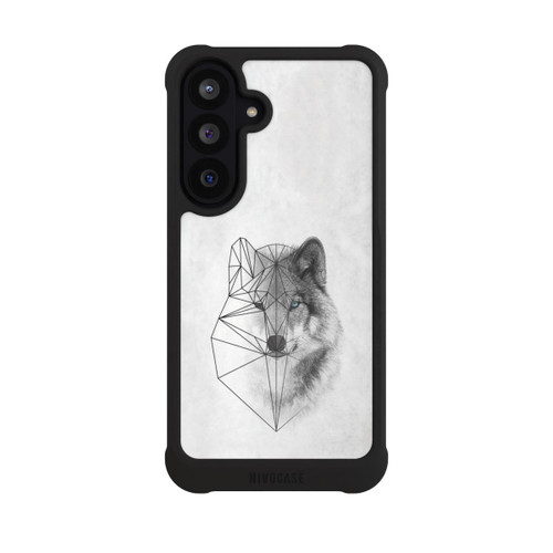 Samsung Galaxy S26 FE NIVOmax Polygonaler Wolf