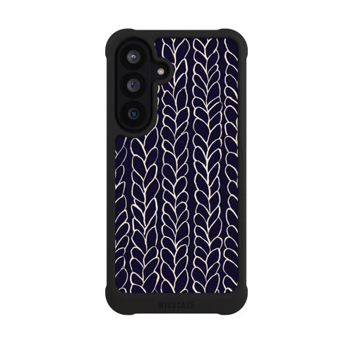 Samsung Galaxy S26 FE NIVOmax Tresses En Laine Dessins Marine