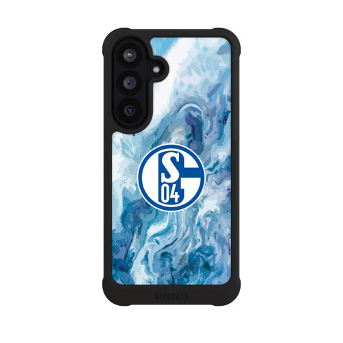 Samsung Galaxy S26 FE NIVOmax Schalke 04 Flüssig Blau