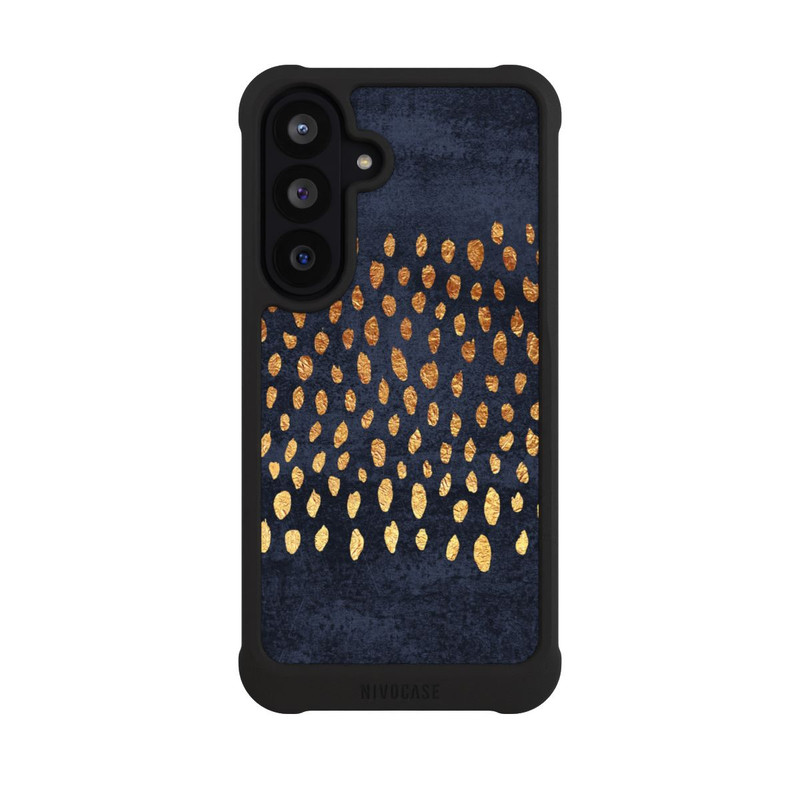 Galaxy S26 FE NIVOmax Or & Bleu Pattern