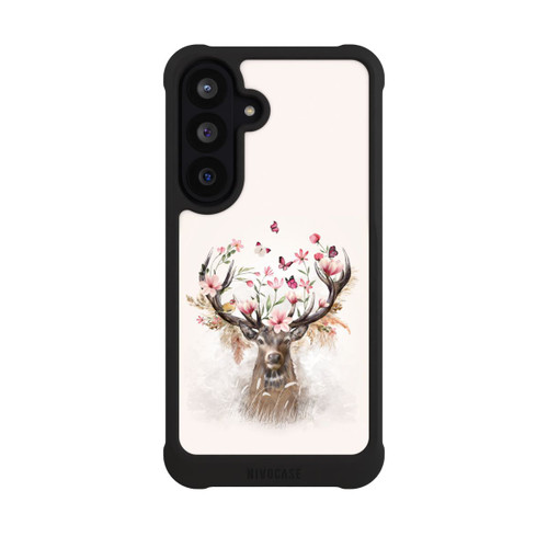 Samsung Galaxy S26 FE NIVOmax Hirsch Blumen Geweih