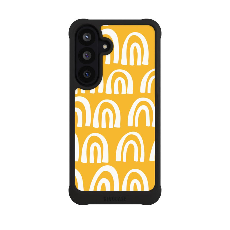 Galaxy S26 FE NIVOmax Arcs-en-ciel Peints Jaunes