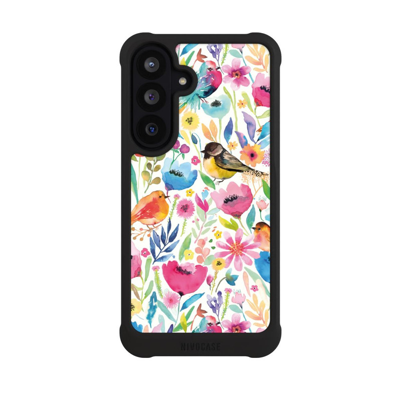 Galaxy S26 FE NIVOmax Wunderliche Vögel und Blumen