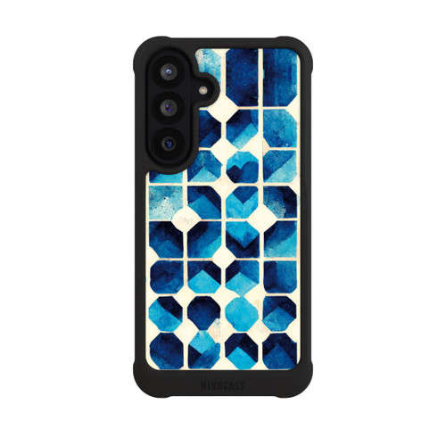 Samsung Galaxy S26 FE NIVOmax Blaues Muster