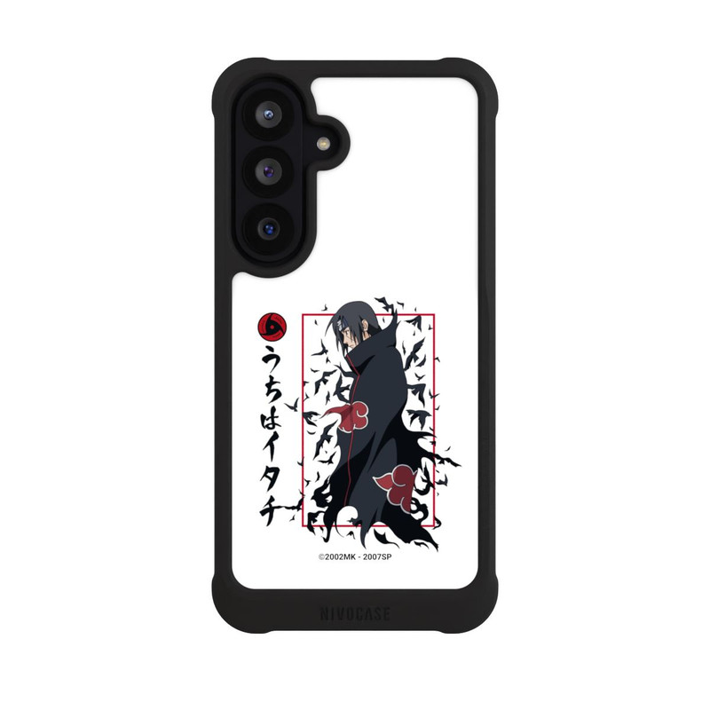 Galaxy S26 FE NIVOmax Itachi Krähen Weiß