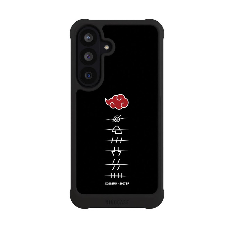 Galaxy S26 FE NIVOmax Symboles des membres de l'Akatsuki noirs