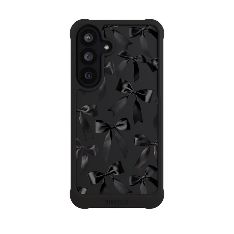Galaxy S26 FE NIVOmax Schwarze Satinschleifen
