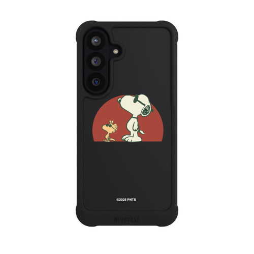 Samsung Galaxy S26 FE NIVOmax Snoopy Woodstock Far Out transparent