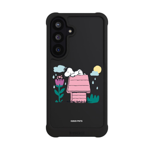 Samsung Galaxy S26 FE NIVOmax Snoopy Hundehütte Frühling transparent
