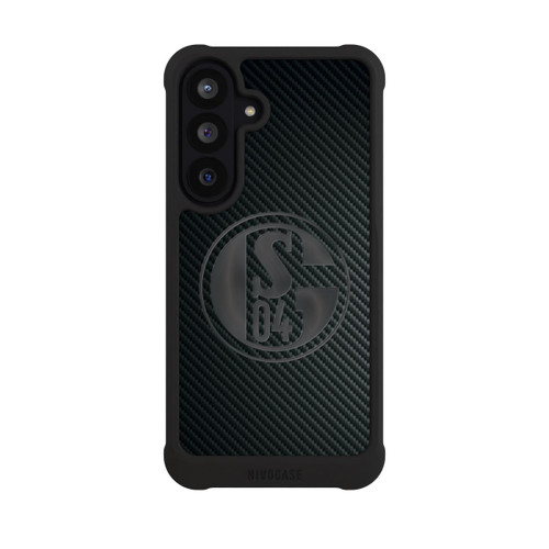 Samsung Galaxy S26 FE NIVOmax Schalke 04 Carbon Look