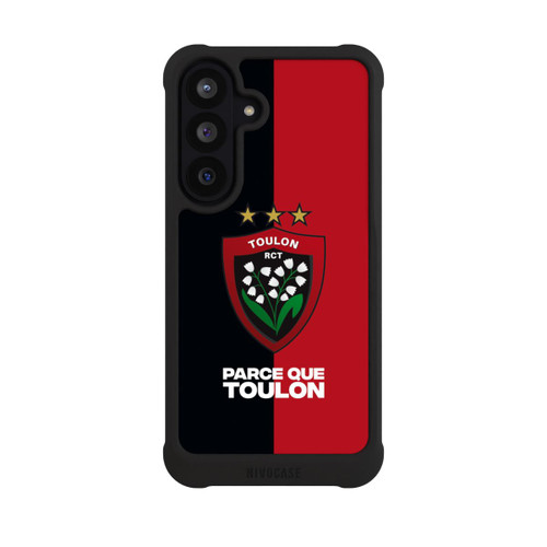 Samsung Galaxy S26 FE NIVOmax RCT Logo Rouge Noir