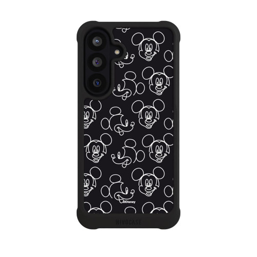 Samsung Galaxy S26 FE NIVOmax Disney Mickey Muster Schwarz