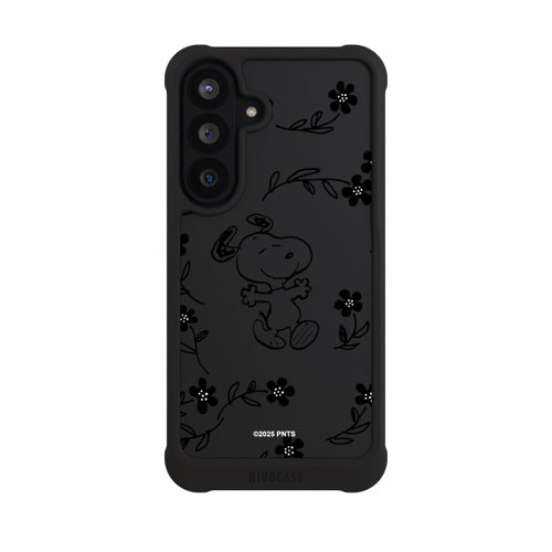 Samsung Galaxy S26 FE NIVOmax Snoopy und Flowers Transparent