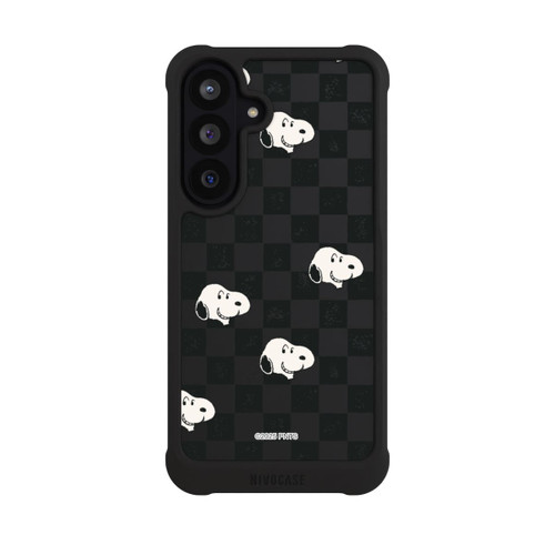 Samsung Galaxy S26 FE NIVOmax Snoopy Checked Pattern