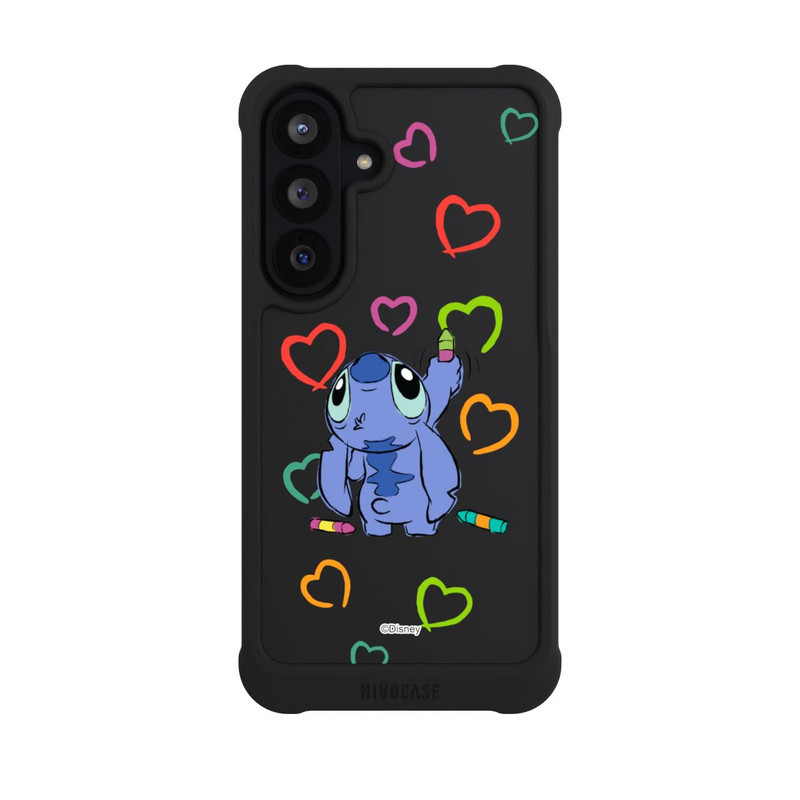 Galaxy S26 FE NIVOmax Stitch Draws a Heart Transparent