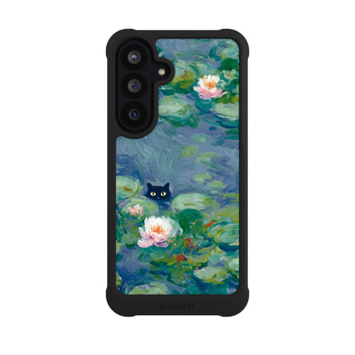 Samsung Galaxy S26 FE NIVOmax Katze im Teich Gemälde Impressionismus