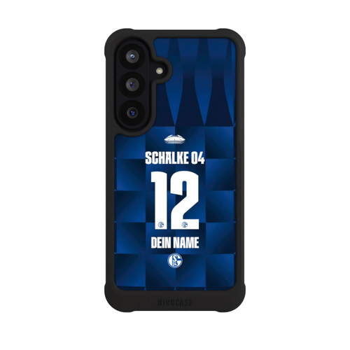 Samsung Galaxy S26 FE NIVOmax Schalke 04 Trikot Personalisierbar 26-27