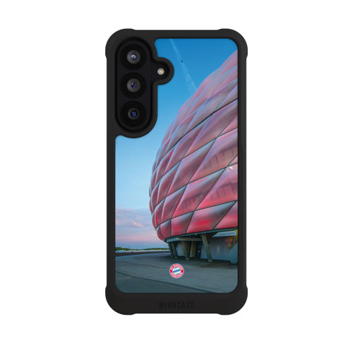 Samsung Galaxy S26 FE NIVOmax FC Bayern Allianz Arena Morgenröte