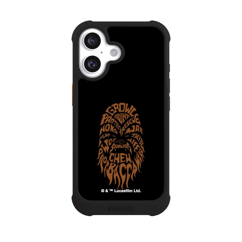 iPhone 16 NIVOmax Chewbacca Typo Grafisch
